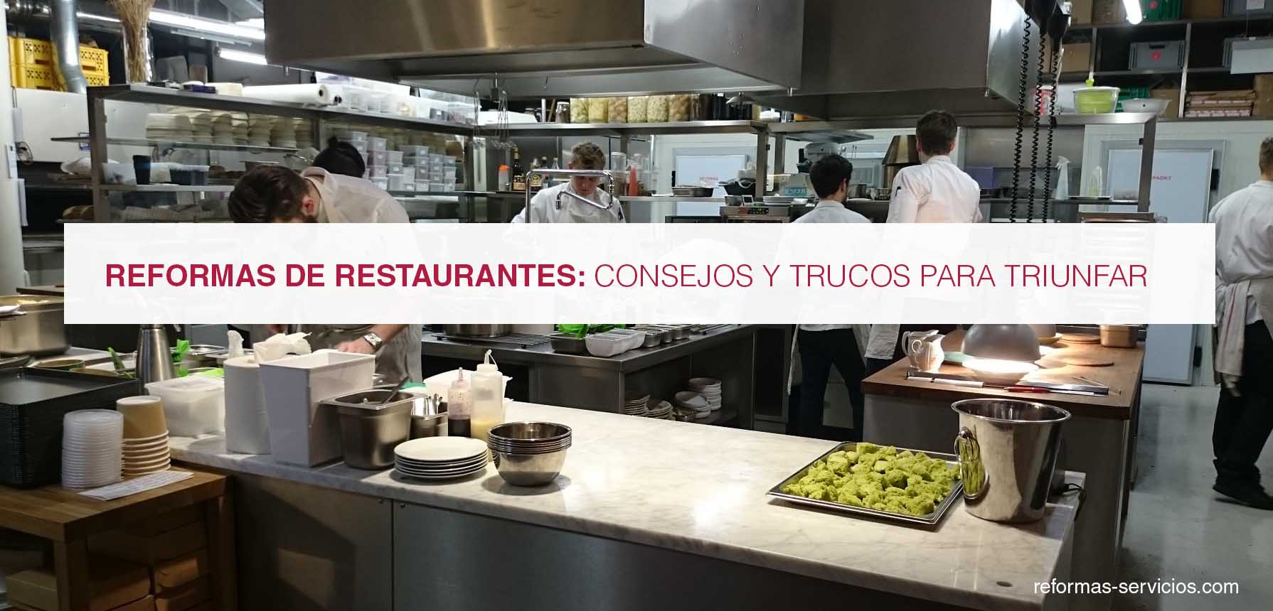 reformas de restaurantes